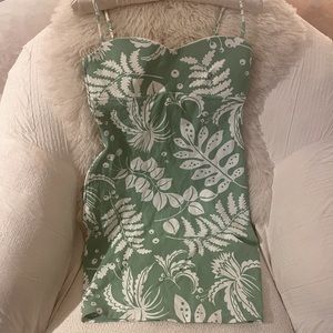 Stretchy Soft Cotton Tropical Beach Dress